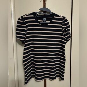 Ann Klein stripe top L
